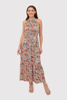 AX Paris Blossom Breeze Tie-Waist Sundress
