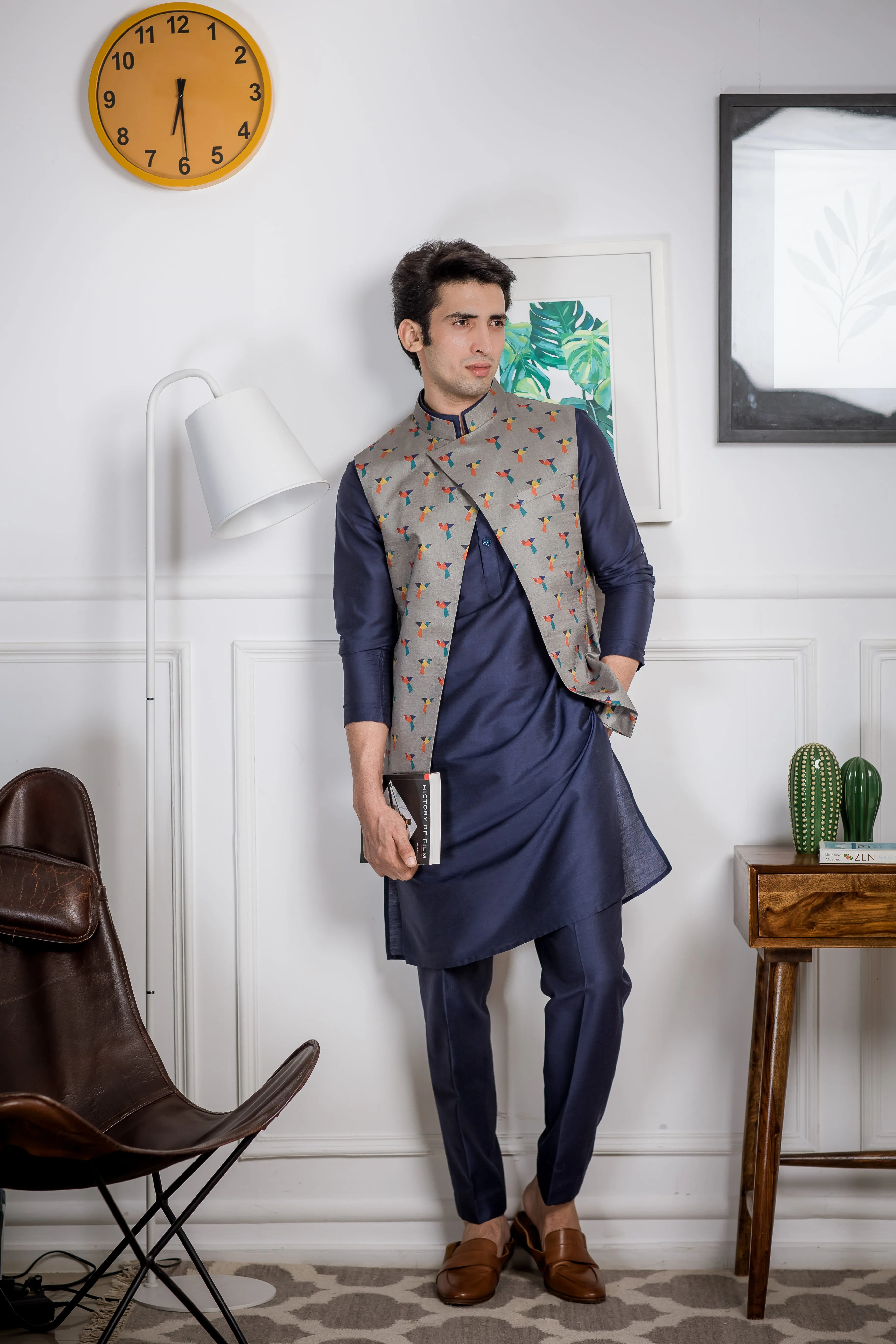 Birds of Paradise - Nehru Jacket