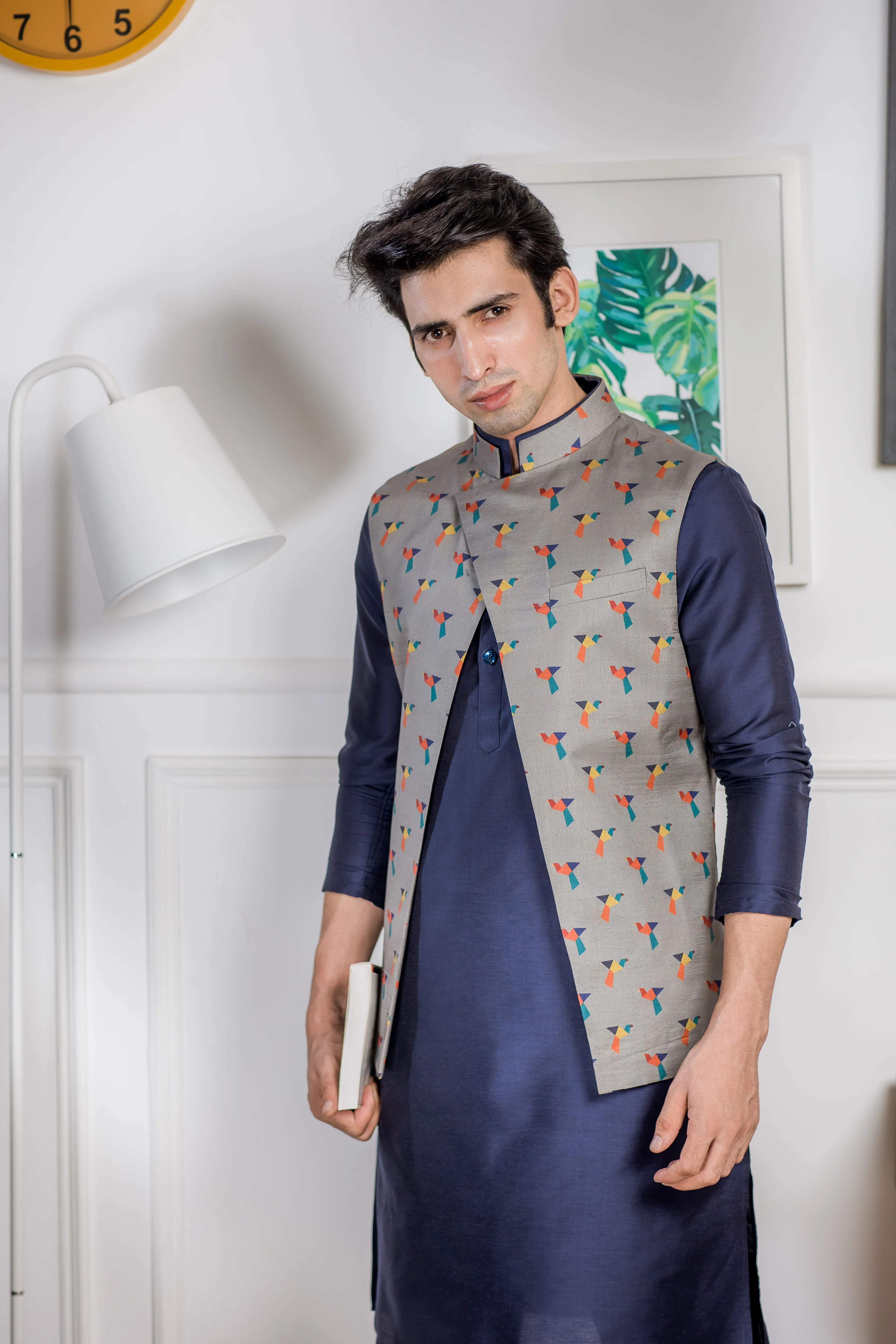 Birds of Paradise - Nehru Jacket