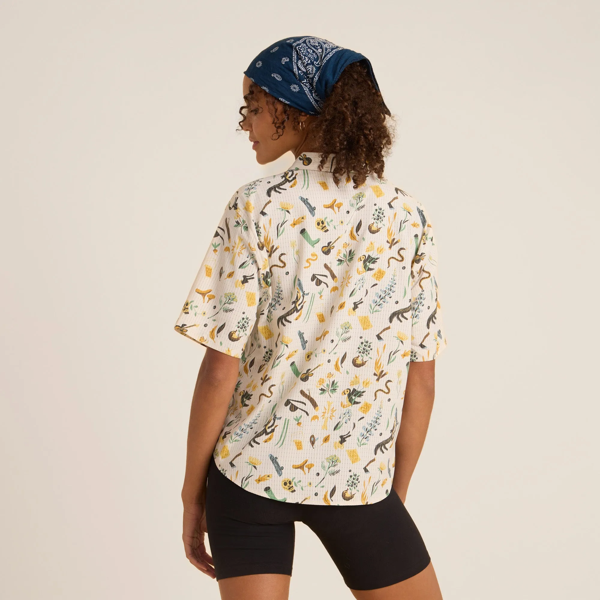 Bless Up Breathable Stretch Shirt - Moon