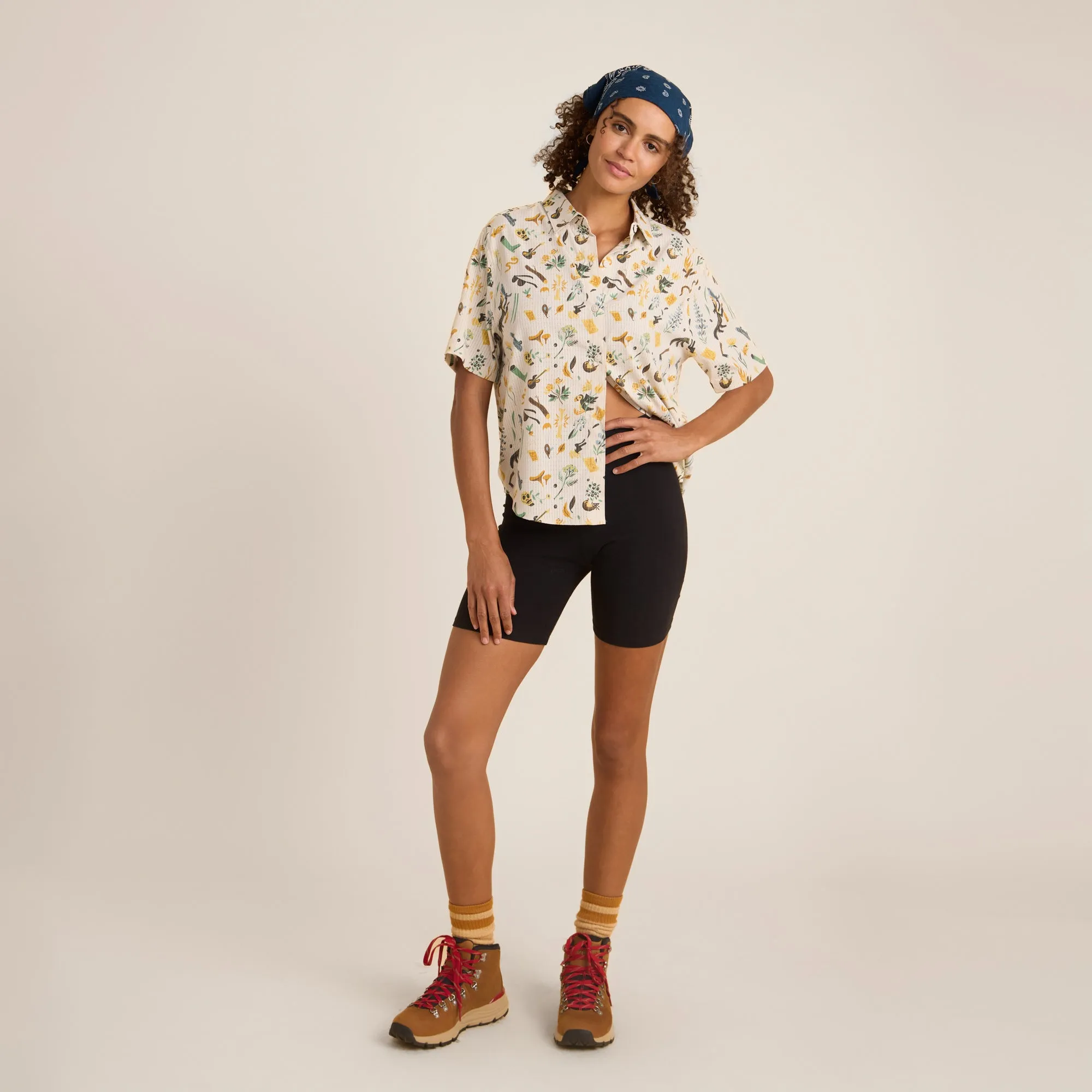 Bless Up Breathable Stretch Shirt - Moon