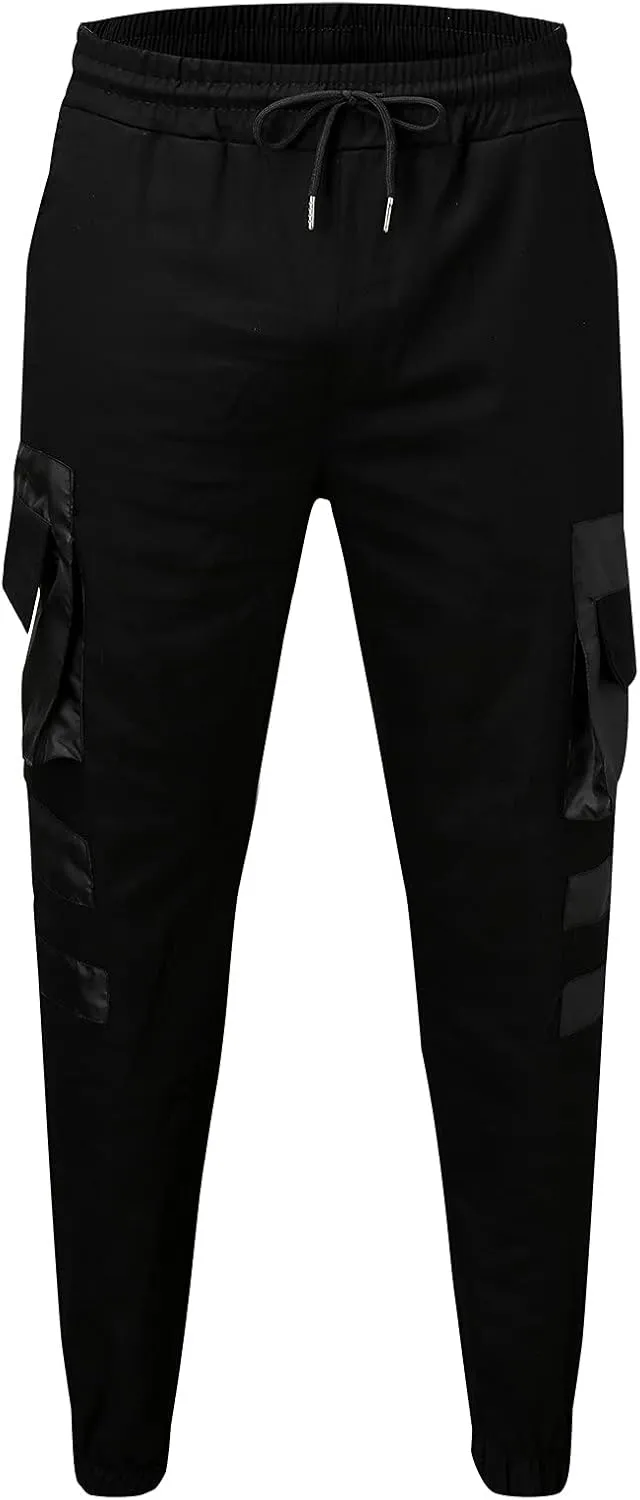 Cargo Pants for Men Big and Tall, Camouflage Pants Men's Sports Casual Jogging Trousers Lightweight Hiking Work Pants