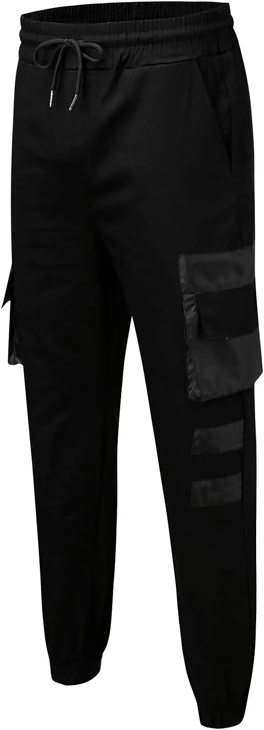 Cargo Pants for Men Big and Tall, Camouflage Pants Men's Sports Casual Jogging Trousers Lightweight Hiking Work Pants