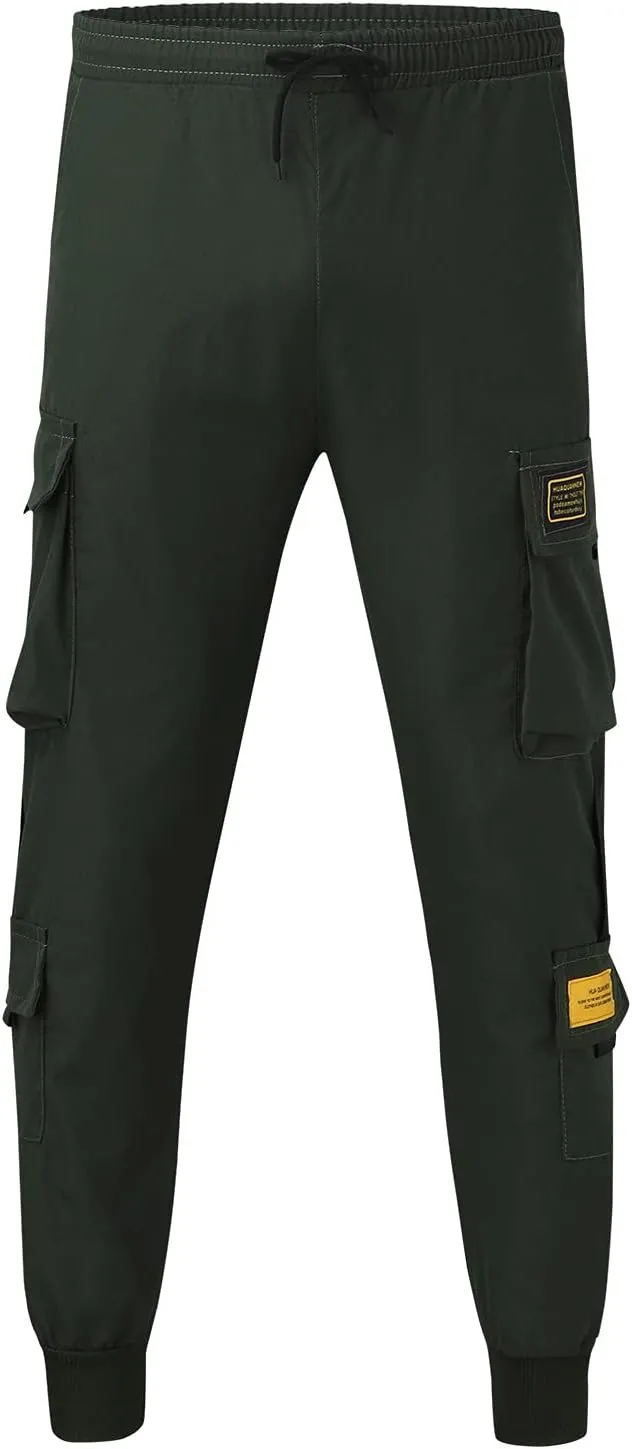 Cargo Pants for Men Joggers Pants Hiking Outdoor Twill Track Jogging Sweatpants Pants Men's Sweatpants Casual Lounge