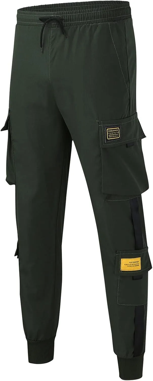 Cargo Pants for Men Joggers Pants Hiking Outdoor Twill Track Jogging Sweatpants Pants Men's Sweatpants Casual Lounge