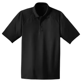 CornerStone Men's Black Tall Select Snag-Proof Tactical Polo