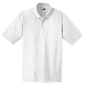CornerStone Men's White Tall Select Snag-Proof Tactical Polo