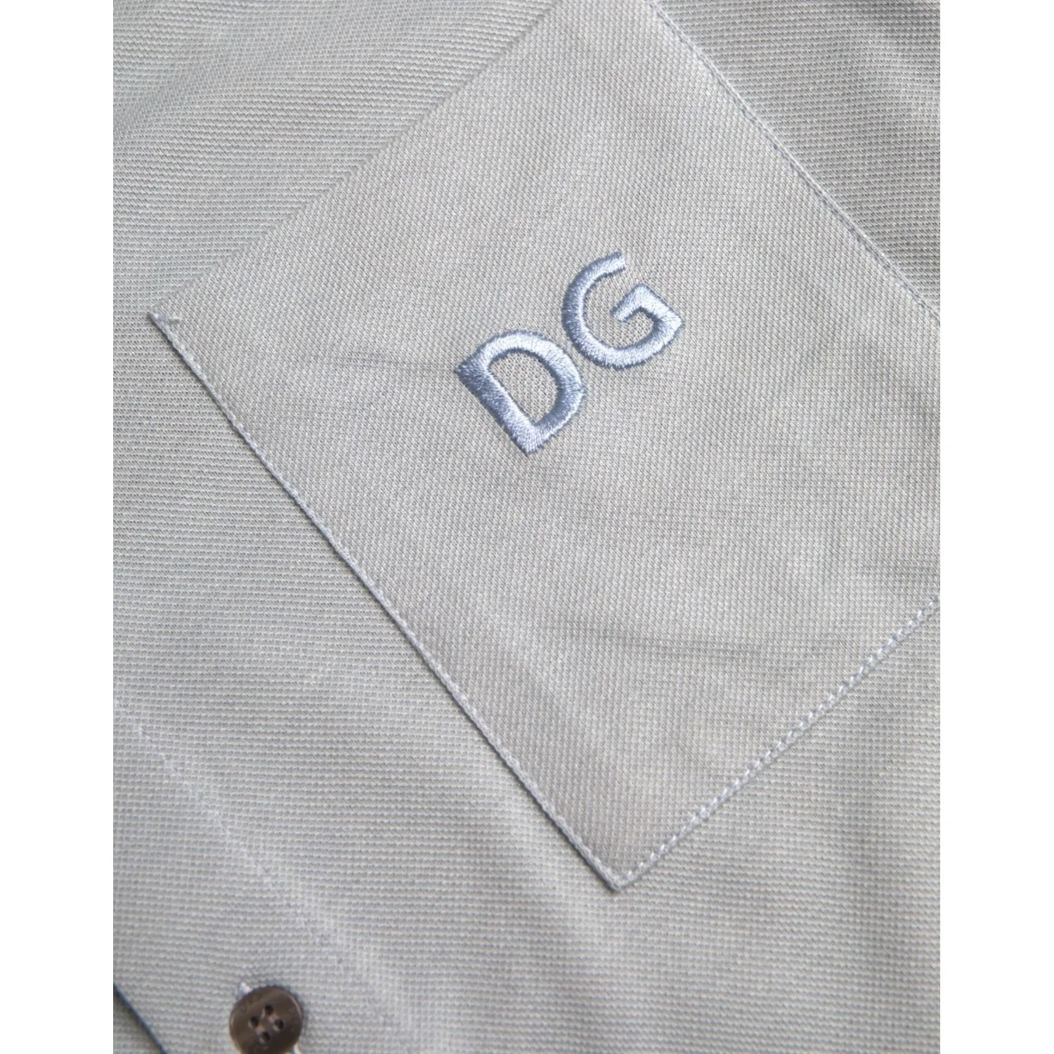 Dolce & Gabbana Light Blue Logo Cotton Collared Polo T-shirt