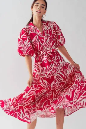 ELSIE TROPICAL PRINT MAXI SUNDRESS