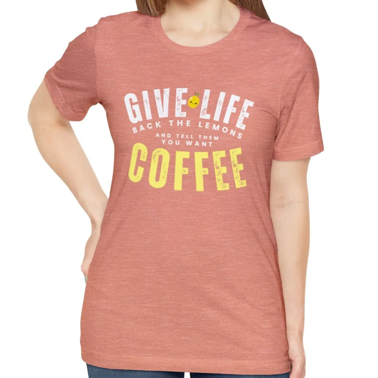 Give Life Back the Lemons Women's Bella Canvas T-Shirt