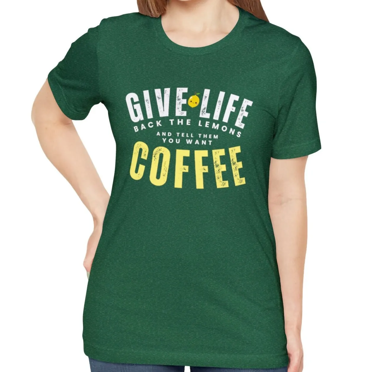 Give Life Back the Lemons Women's Bella Canvas T-Shirt
