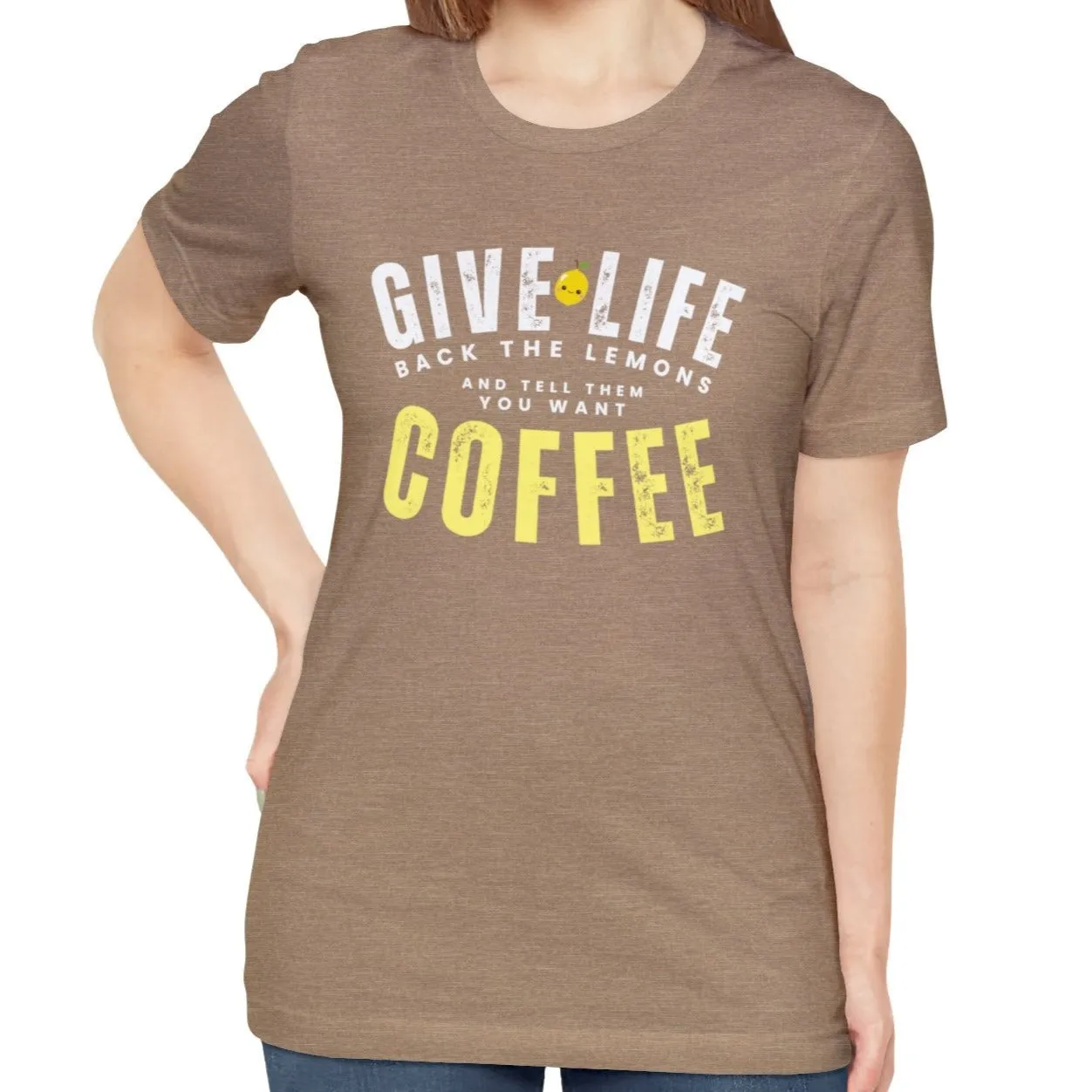 Give Life Back the Lemons Women's Bella Canvas T-Shirt