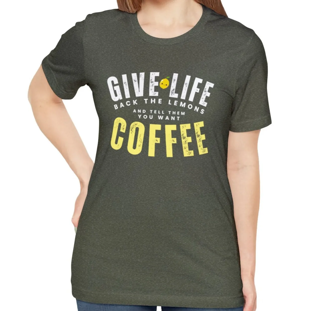 Give Life Back the Lemons Women's Bella Canvas T-Shirt