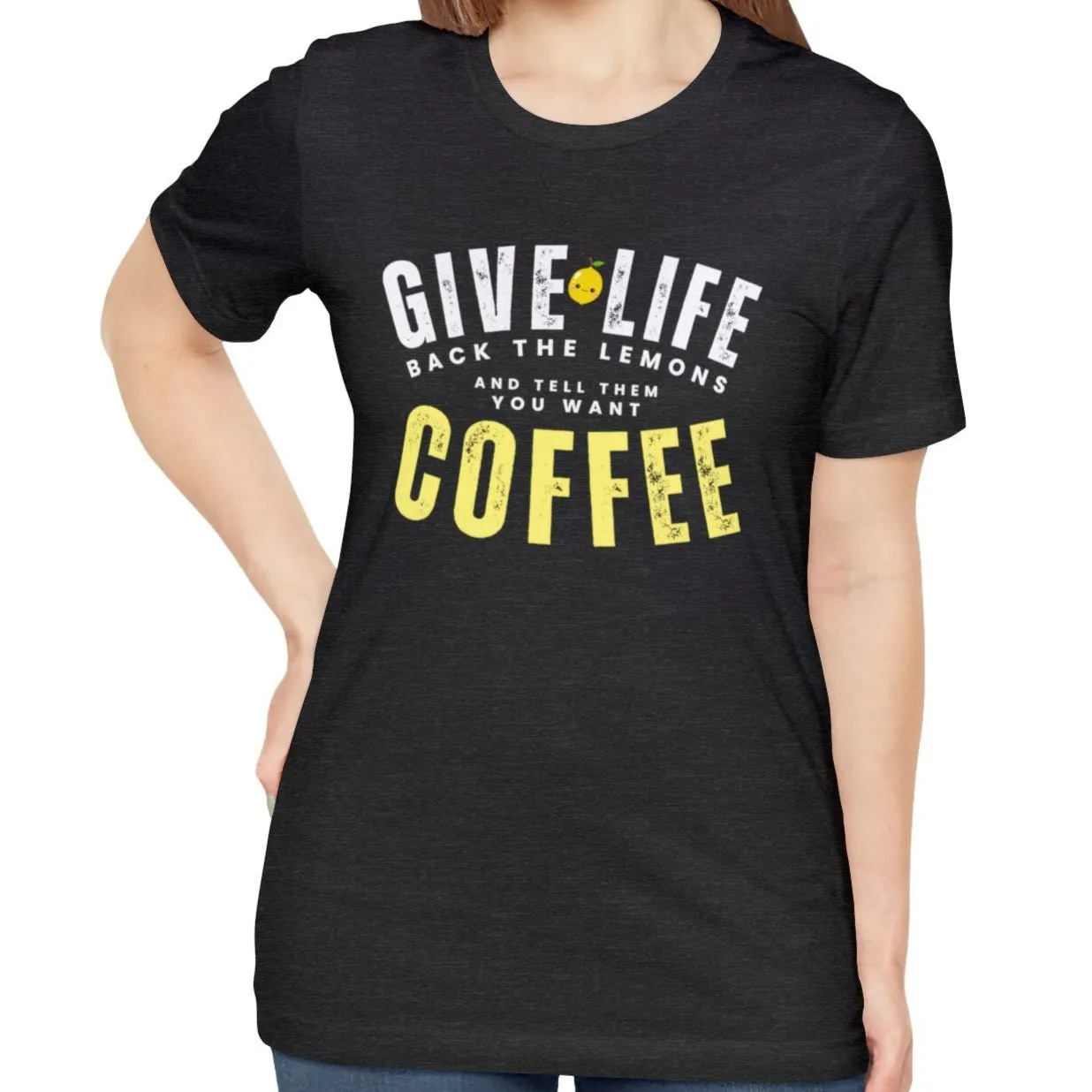 Give Life Back the Lemons Women's Bella Canvas T-Shirt