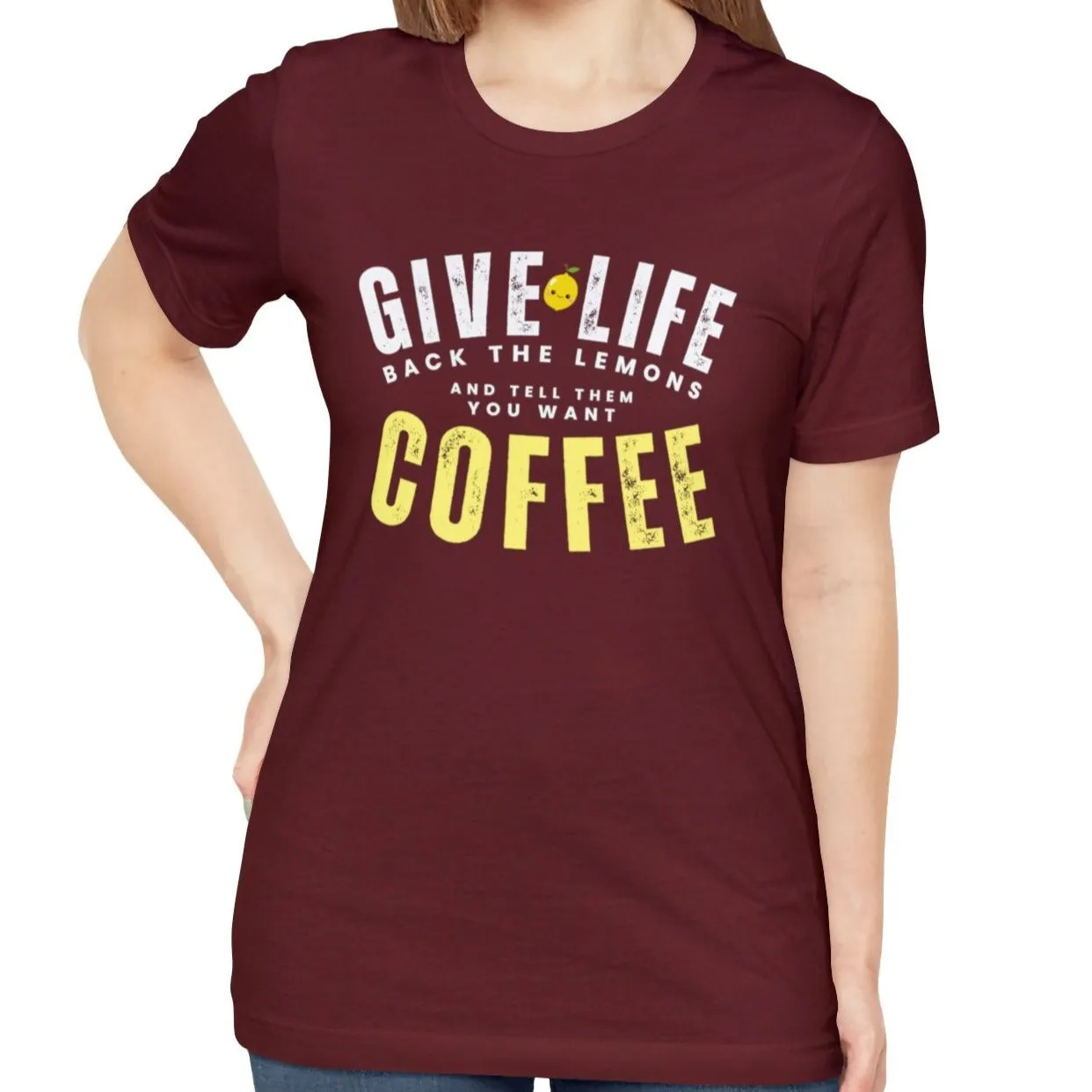 Give Life Back the Lemons Women's Bella Canvas T-Shirt