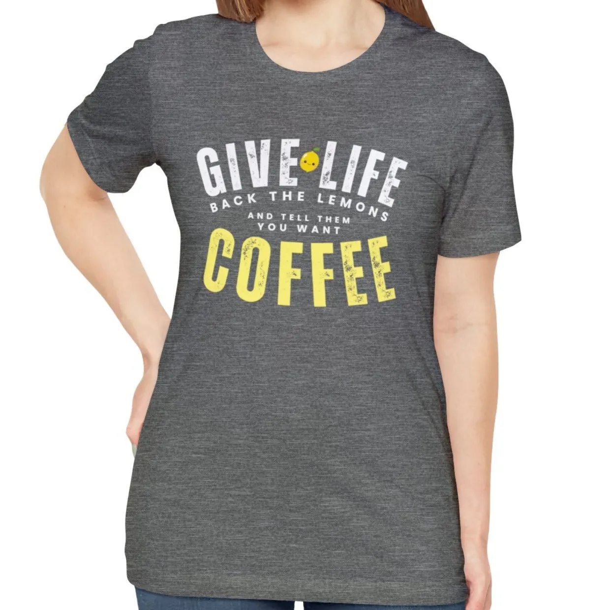 Give Life Back the Lemons Women's Bella Canvas T-Shirt