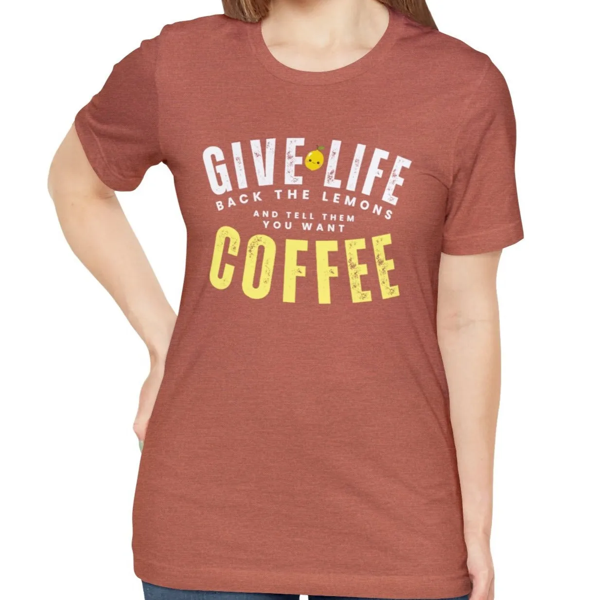 Give Life Back the Lemons Women's Bella Canvas T-Shirt