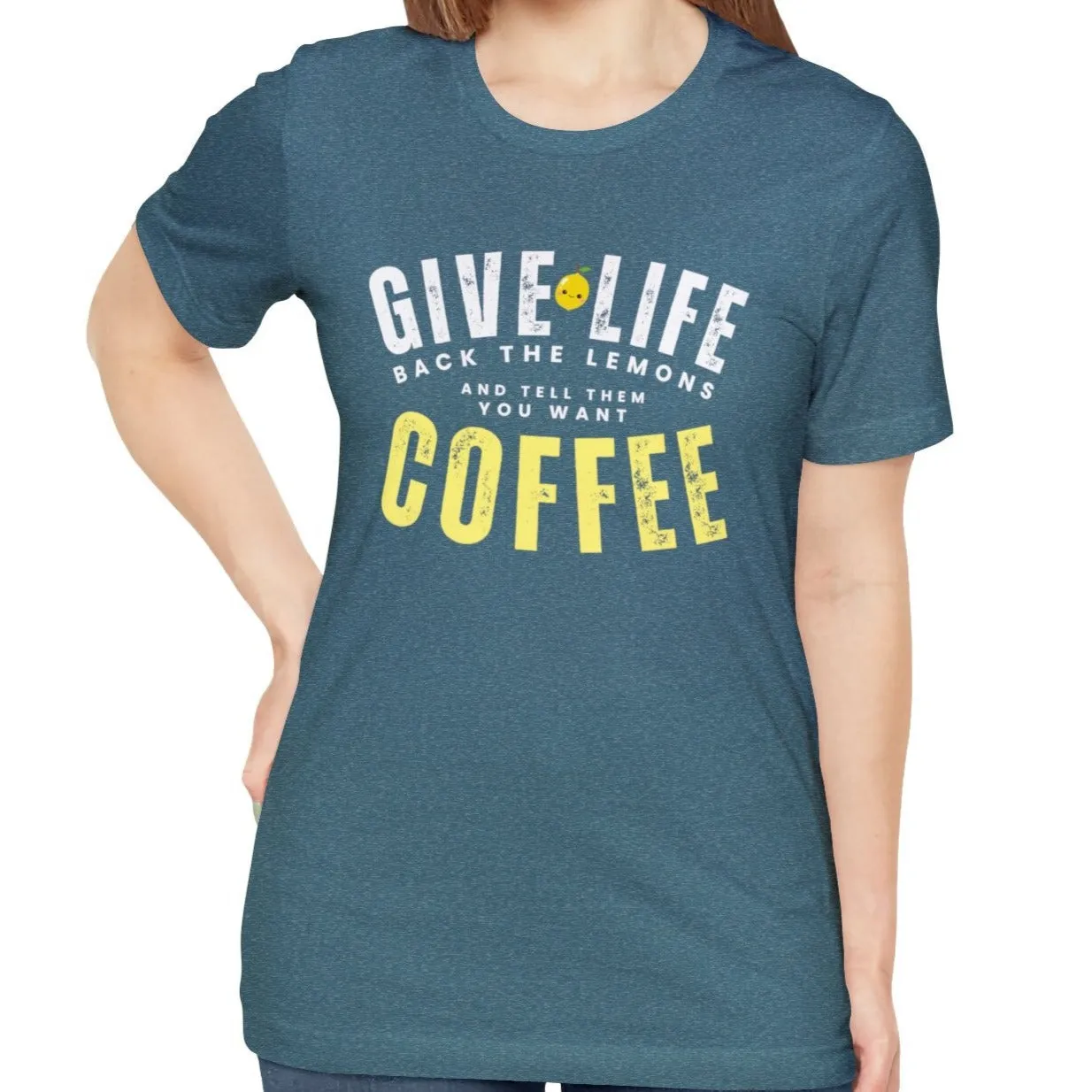 Give Life Back the Lemons Women's Bella Canvas T-Shirt