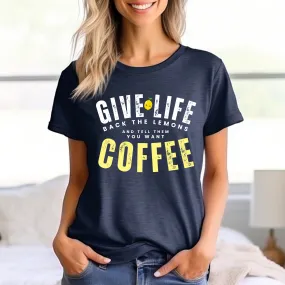 Give Life Back the Lemons Women's Bella Canvas T-Shirt