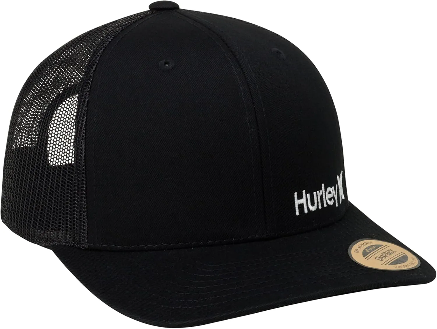 Hurley Men's Trucker Hat - Corp Snap Back Comfortable Curved Bill with Adjustable Snap Closure - Trucker Hats for Men