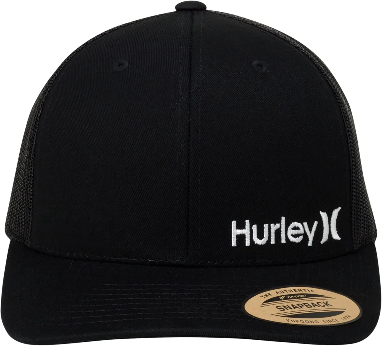 Hurley Men's Trucker Hat - Corp Snap Back Comfortable Curved Bill with Adjustable Snap Closure - Trucker Hats for Men