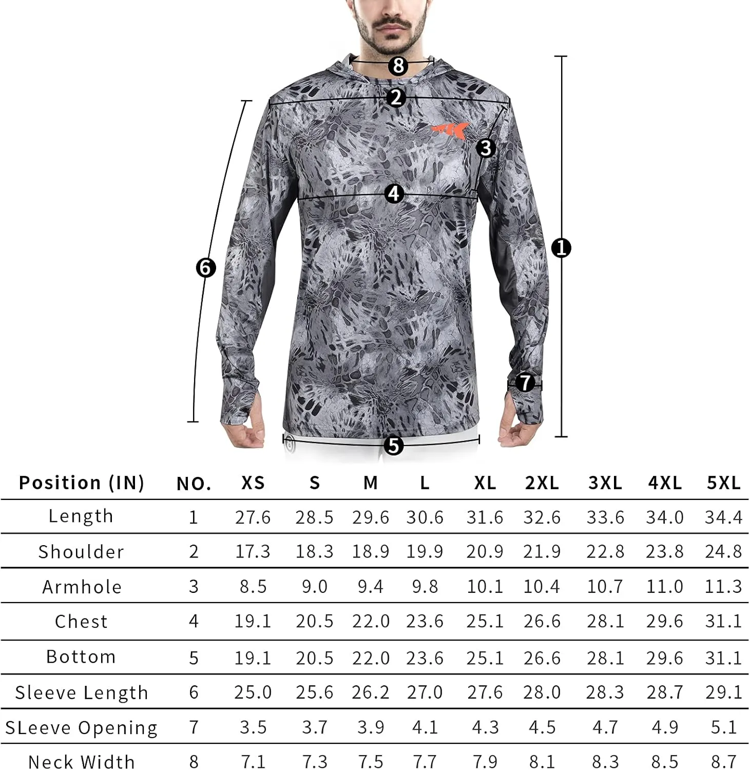 KastKing UPF 50 Fishing Hoodie Shirt for Men and Women, Long Sleeve Fishing Hiking Shirt, Breathable Moisture Wicking