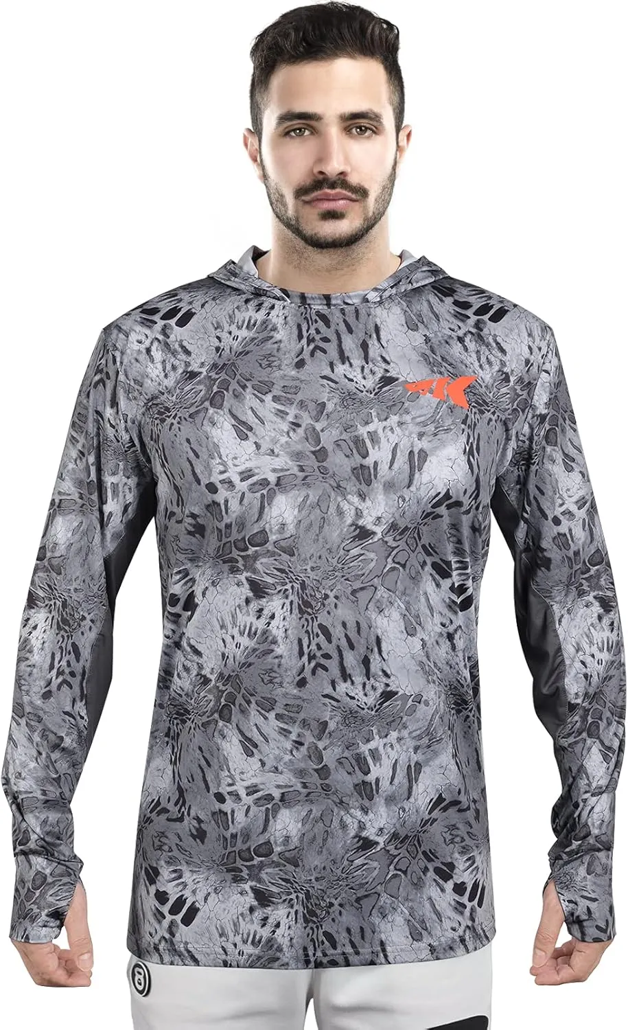 KastKing UPF 50 Fishing Hoodie Shirt for Men and Women, Long Sleeve Fishing Hiking Shirt, Breathable Moisture Wicking