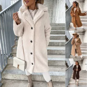 Kathryn – Women's Fashion Minimalist Plush Jacket