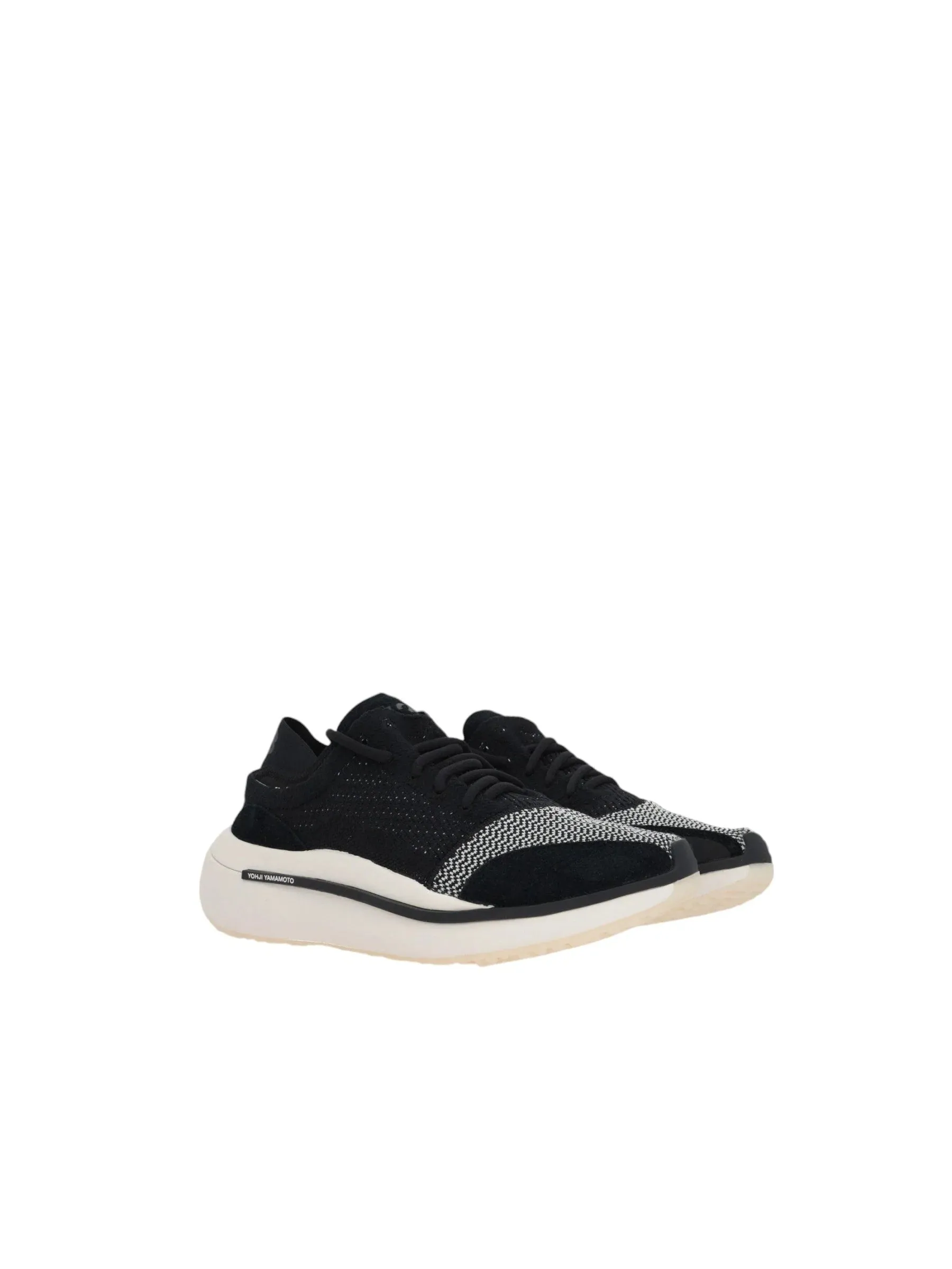 Knit Suede Sneakers
