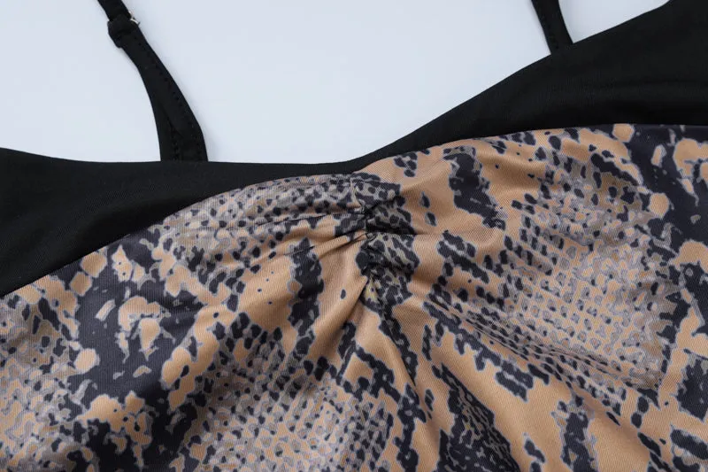 Maya Retro Printed Skirt Set
