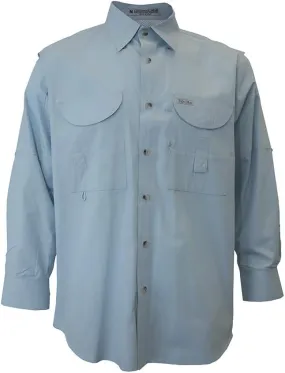 Men's Long Sleeve Fishing Button Down Shirt, Breathable Outdoors Casual Lightweight Shirt