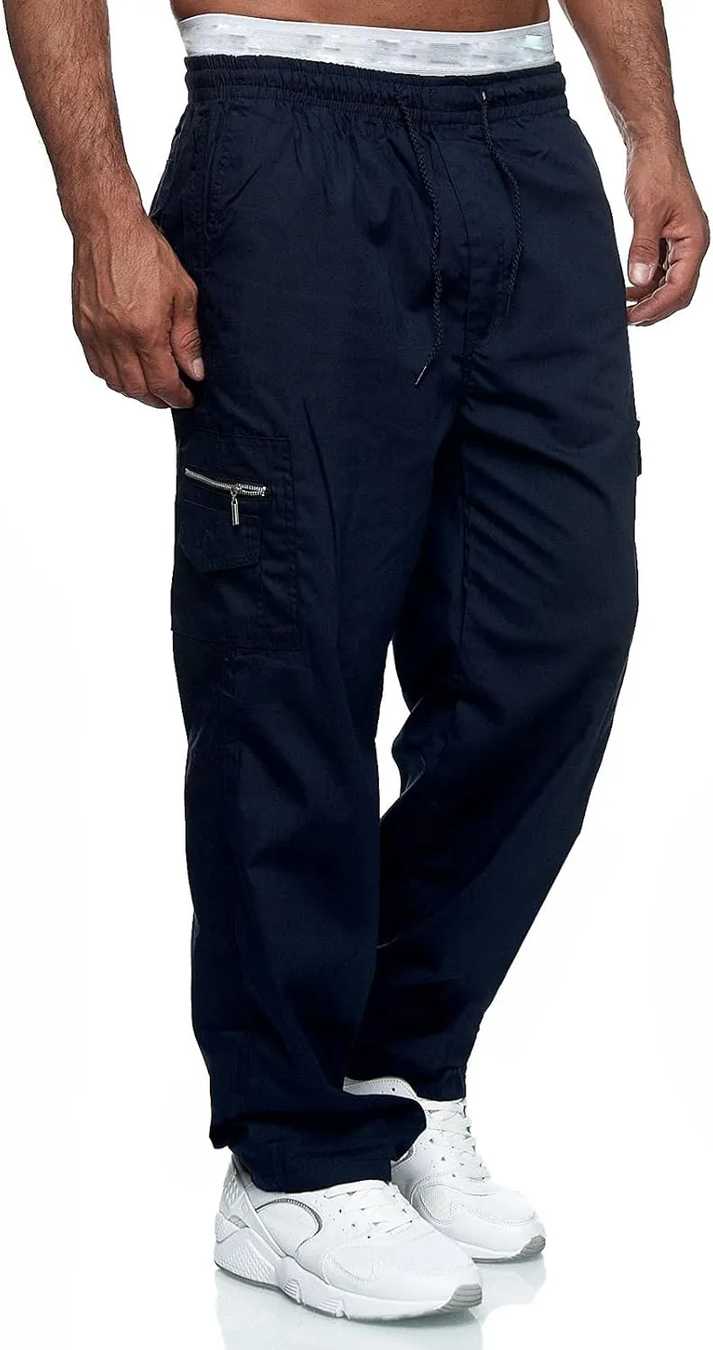 Mens Sweatpants Joggers Warm Fleece Heavyweight Gym Athletic Running Track 5 Pocket Winter Sweat Pants Athletic Pants