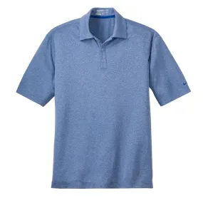 Nike Men's Light Game Royal Heather Dri-FIT Short Sleeve Heather Polo
