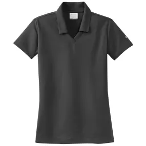 Nike Women's Anthracite Dri-FIT Micro Pique Polo