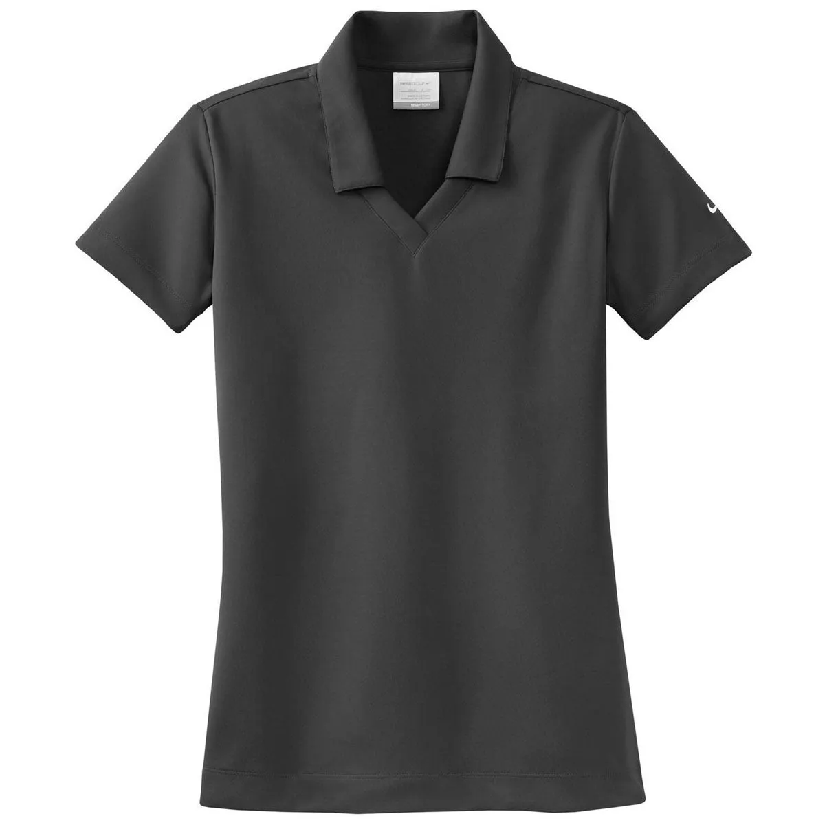 Nike Women's Anthracite Dri-FIT Micro Pique Polo