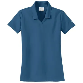 Nike Women's French Blue Dri-FIT Micro Pique Polo