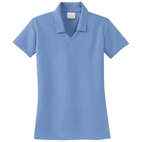 Nike Women's Valor Blue Dri-FIT Micro Pique Polo