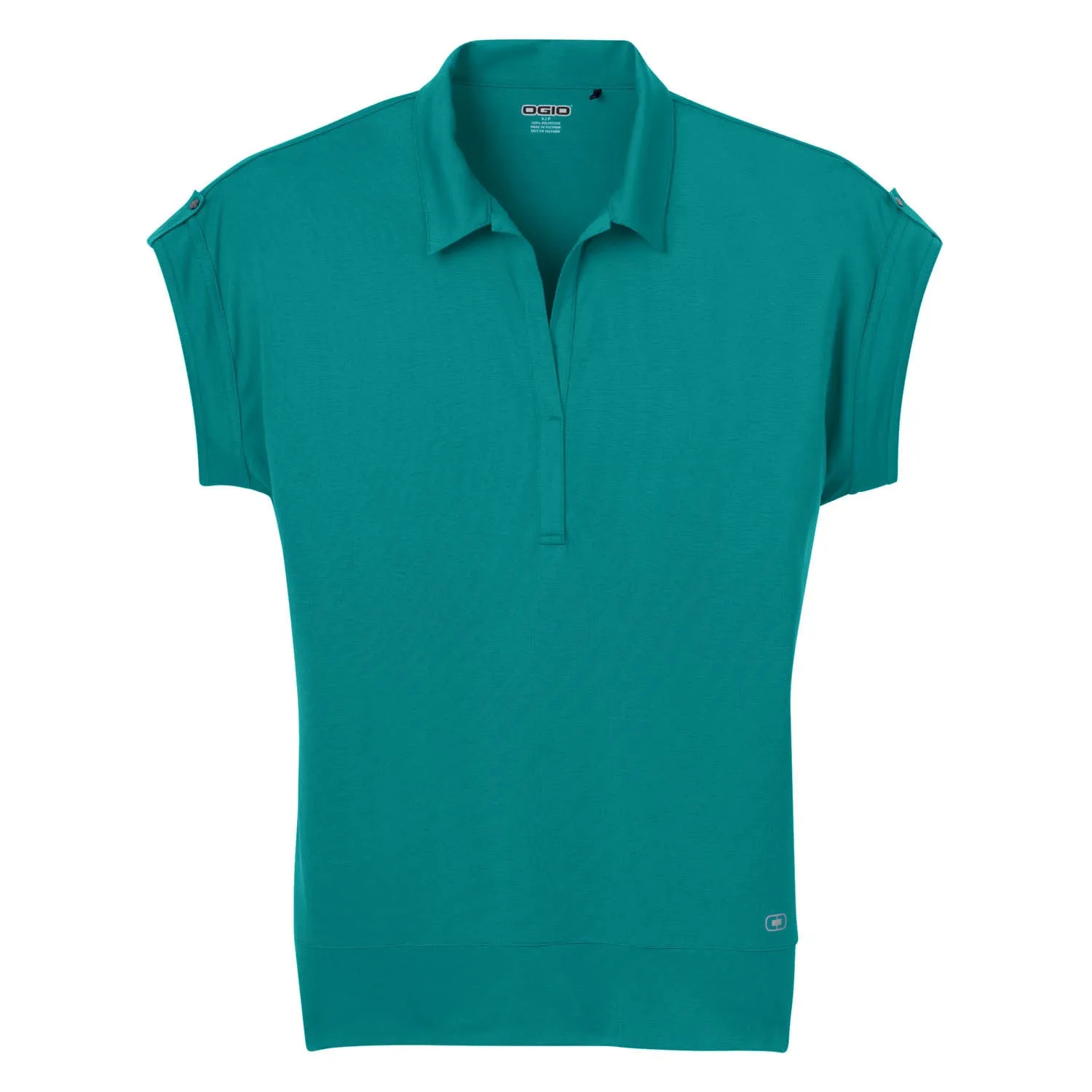 OGIO Women's Teal Spark Leveler Polo