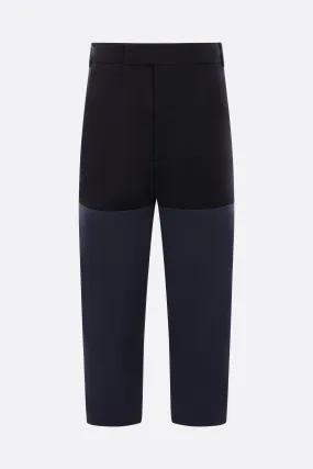 Patchwork Cotton Casual Pants
