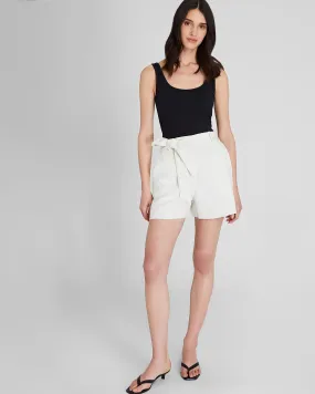 Pinstripe Linen Blend Short