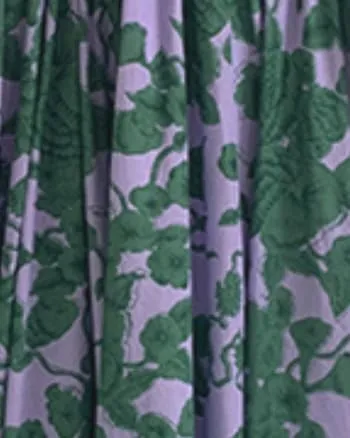 The Brooke Lilac and Green Floral Sundress | Lilac & Green Floral