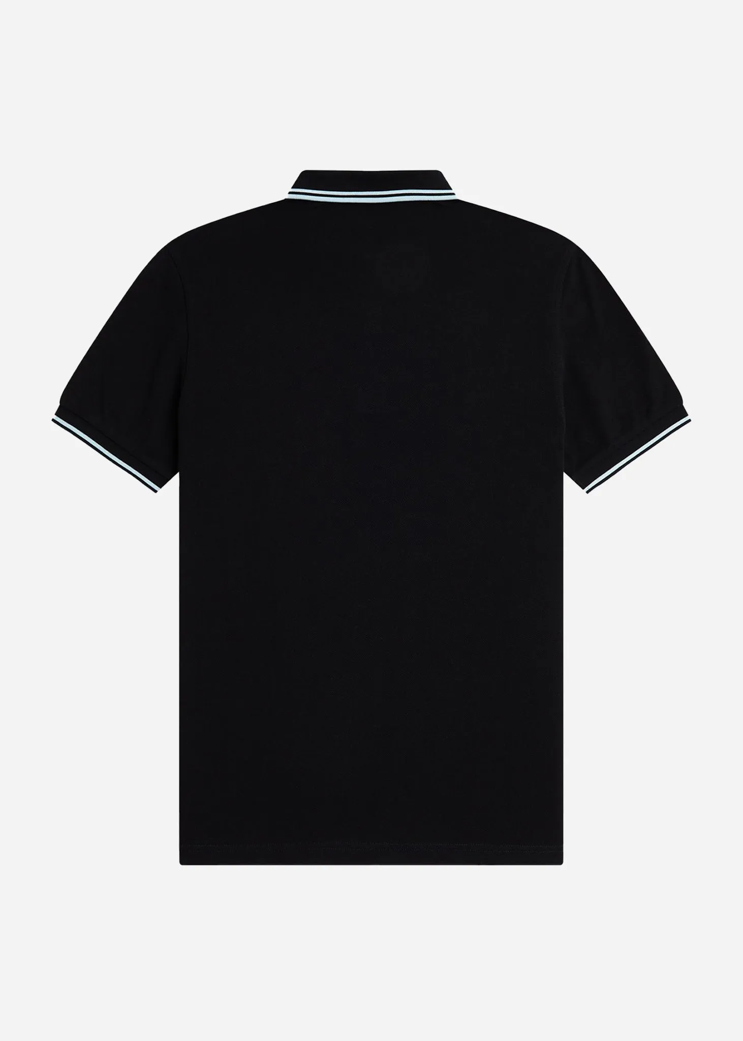 Twin tipped fred perry shirt - black light ice