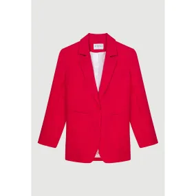 Women Suit Jacket - Fuchsia