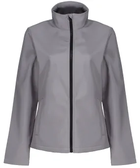 Womens Ablaze printable softshell | Rock Grey