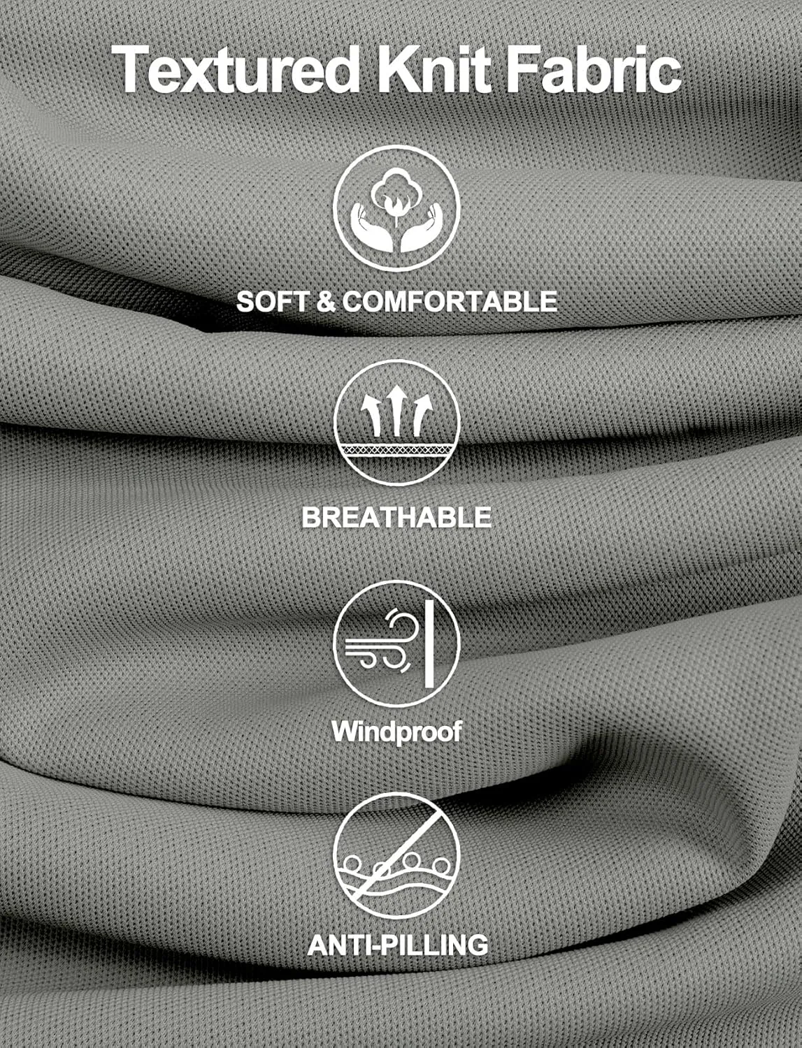 Zengjo Men's Track Jackets Full-Zip Athletic Jacket Sweatshirt Mock Neck with Zipper Pockets